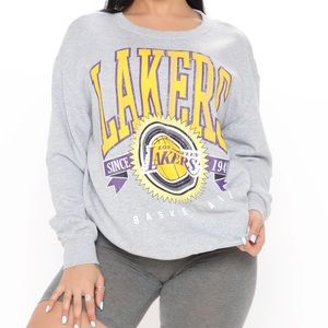 NBA That's A Violation Lakers Sweatshirt -
Heather Grey